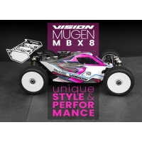 Bittydesign 1:8 Vision Body Shell for Mugen MBX8R