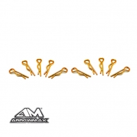 Small body clip 1/10 - Gold (10)