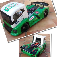 Team C 1/8 GT TB816 Truck Clear Lexan Bodyshell